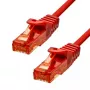 kabel sieciowy ProXtend CAT6 RJ-45 U/UTP 0.75m czerwony