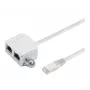 Kabel sieciowy Microconnect MPK419 srebrny 0,15 m Cat5e F/UTP (FTP)