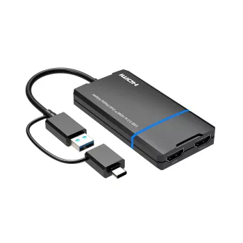 Microconnect USB 3.1 Type-C do HDMI Adapter MC-USB3.1CHDMIX2-2IN1
