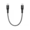 Kabel USB-C Sandberg Survivor 0,2 m 100 W czarno-biały