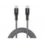 Kabel USB-C Sandberg Survivor 2M 100W Czarny Biały