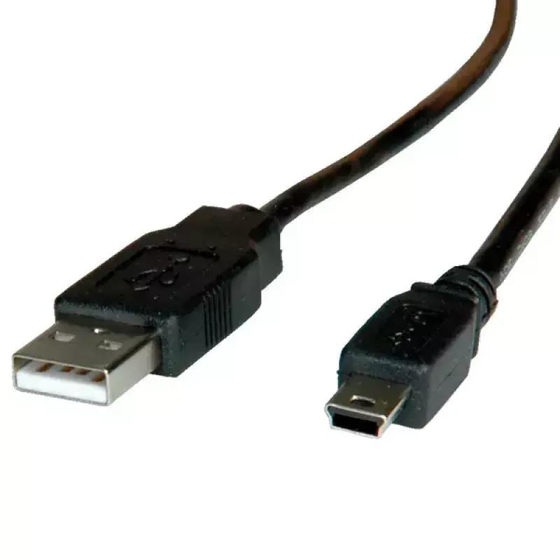 Kabel USB 2.0 ROLINE A - 5-Pin Mini M/M 3,0 m