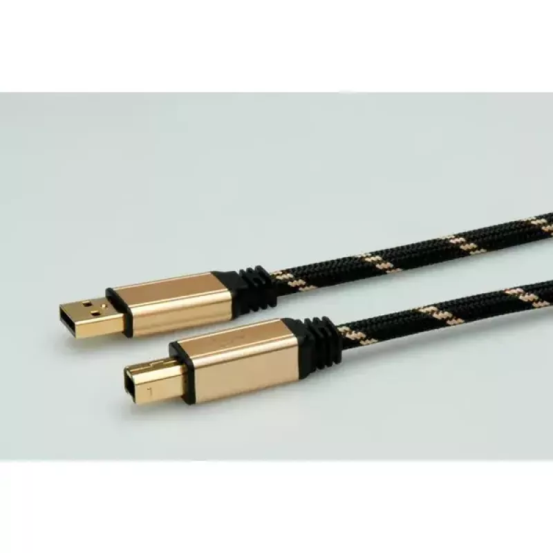 Kabel USB ROLINE GOLD A - B M/M 4,5 m