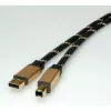 Kabel USB ROLINE GOLD A - B M/M 4,5 m