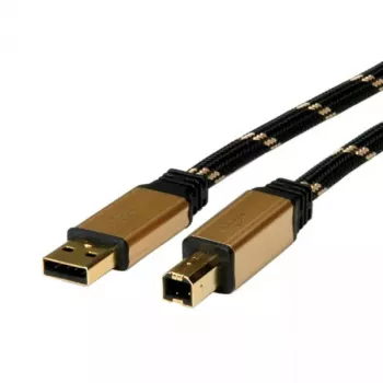 Kabel USB ROLINE GOLD A - B M/M 4,5 m