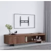 Manhattan TV & Monitor Mount Wall Fixed Low Profile 1 screen 32-55 Czarny VESA 75x75 to 400x400mm Max 45kg