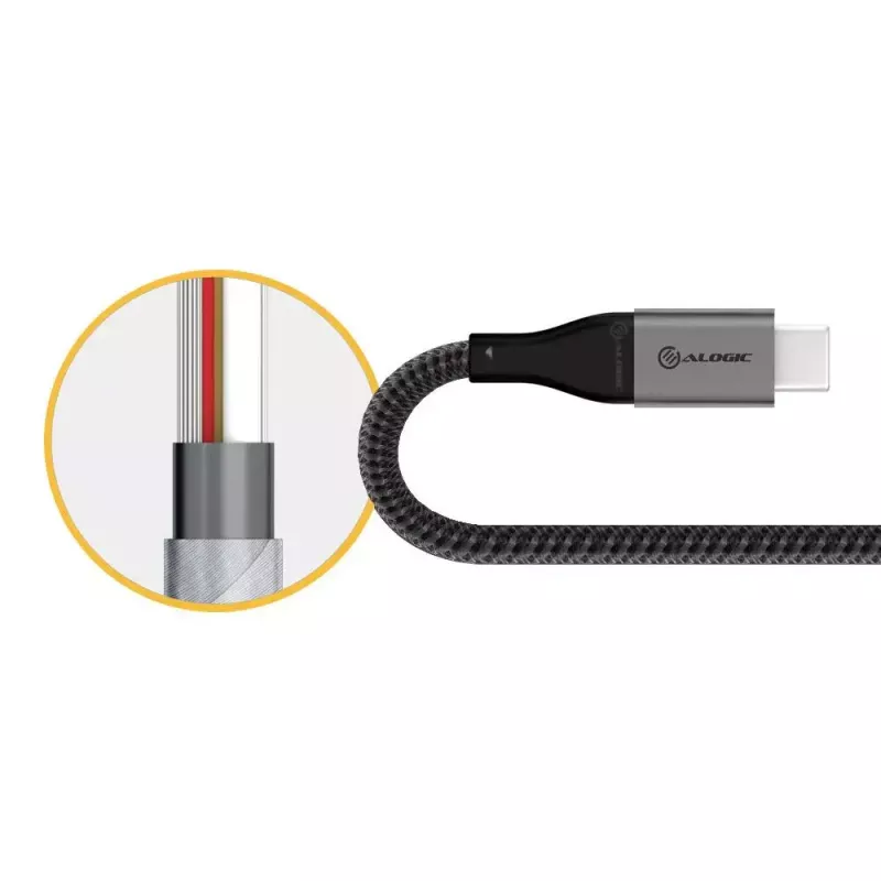 Kabel USB ALOGIC ULCA2030-SGR 0,3 m USB 2.0 szary