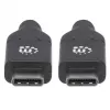 Kabel USB-C Manhattan USB2C5C2M 2m Męski do Męskiego