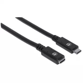 Przedłużacz USB-C Manhattan 50 cm Męski na Żeński