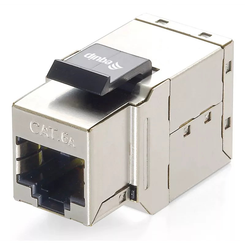 Ekranowany keystone inline coupler Cat.6A Equip 125596