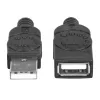 Przedłużacz USB-A do USB-A Manhattan USBEXTAA3BK
