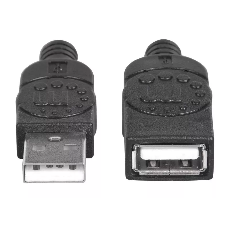 Przedłużacz USB-A do USB-A Manhattan USBEXTAA3BK
