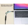Kabel USB-C Manhattan 5 m aktywny męsko-męski 10 Gb/s 3 A czarny
