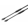 Kabel USB-C Manhattan 5 m aktywny męsko-męski 10 Gb/s 3 A czarny
