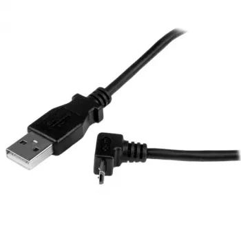 StarTech.com 1m Micro USB kabel - A to Up Angle Micro B, 1 m, USB A, Micro-USB B, USB 2.0, Male/Male, Czarny