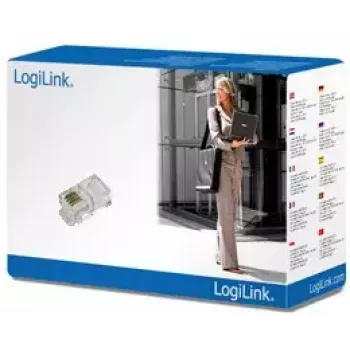 Złącze RJ10 LogiLink MP0017 przezroczyste