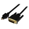 StarTech.com 3ft (1m) Micro HDMI to DVI kabel - Micro HDMI to DVI adapter kablowya - Micro HDMI Type-D Device to DVI-D Single Link Monitor/Display/Projector Video Converter Cord - Durable