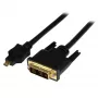 StarTech.com 3ft (1m) Micro HDMI to DVI kabel - Micro HDMI to DVI adapter kablowya - Micro HDMI Type-D Device to DVI-D Single Link Monitor/Display/Projector Video Converter Cord - Durable
