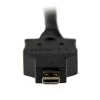 StarTech.com 3ft (1m) Micro HDMI to DVI kabel - Micro HDMI to DVI adapter kablowya - Micro HDMI Type-D Device to DVI-D Single Link Monitor/Display/Projector Video Converter Cord - Durable