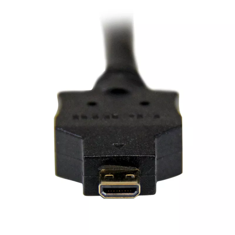 StarTech.com 3ft (1m) Micro HDMI to DVI kabel - Micro HDMI to DVI adapter kablowya - Micro HDMI Type-D Device to DVI-D Single Link Monitor/Display/Projector Video Converter Cord - Durable