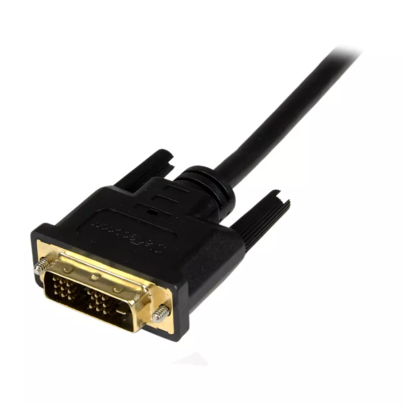 StarTech.com 3ft (1m) Micro HDMI to DVI kabel - Micro HDMI to DVI adapter kablowya - Micro HDMI Type-D Device to DVI-D Single Link Monitor/Display/Projector Video Converter Cord - Durable
