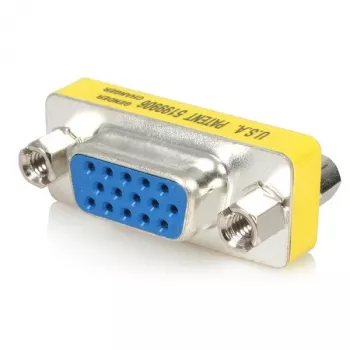 StarTech.com Slimline VGA HD15 Przejściówka płci - żeński/żeński, VGA, VGA, Srebrny