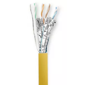 Vivolink PROCAT40 kabel sieciowy Żółty 40 m Cat6a F/FTP (FFTP)