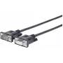 Kabel szeregowy Vivolink 3,0 m D-sub 9 pin - D-sub 9 pin Czarny 3 m