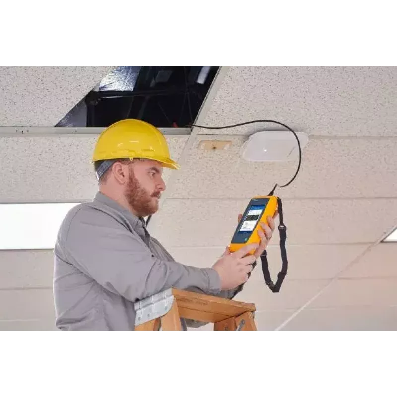 Fluke LinkIQ Tester sieciowy Czarny Niebieski Pomarańczowy RJ-45 305m
