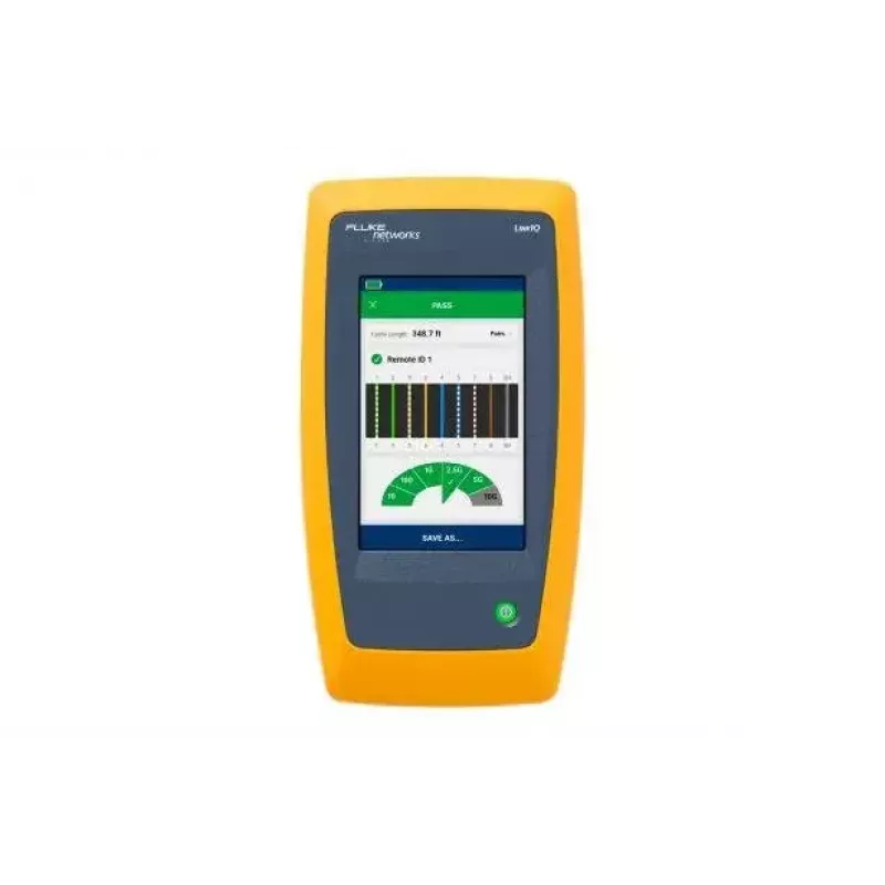 Fluke LinkIQ Tester sieciowy Czarny Niebieski Pomarańczowy RJ-45 305m