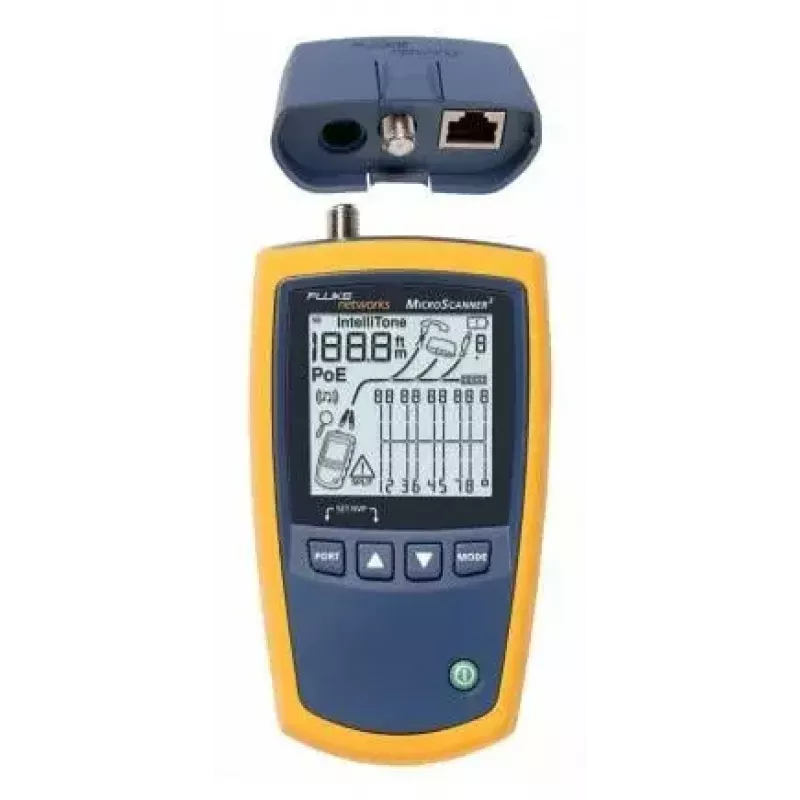 Tester kabli Fluke MicroScanner² Niebieski Żółty