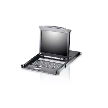 Konsola rackowa ATEN CL5708M 43,2 cm (17 cali) Czarna 1U