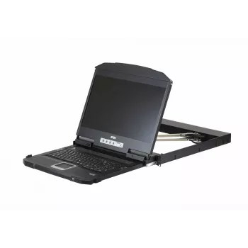 ATEN CL3800NW konsola rackowa 47 cm (18,5 cala) 1920 x 1080 pikseli Metal, Tworzywo sztuczne Czarny 1U