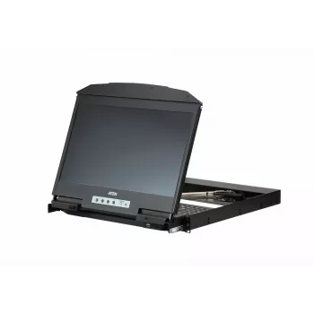 ATEN CL3800NW konsola rackowa 47 cm (18,5 cala) 1920 x 1080 pikseli Metal, Plastik Czarny 1U