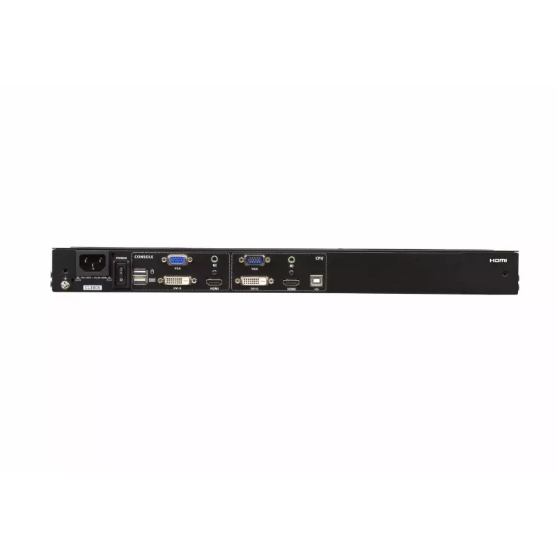 ATEN CL3800NW konsola rackowa 47 cm (18,5 cala) 1920 x 1080 pikseli Metal, Plastik Czarny 1U