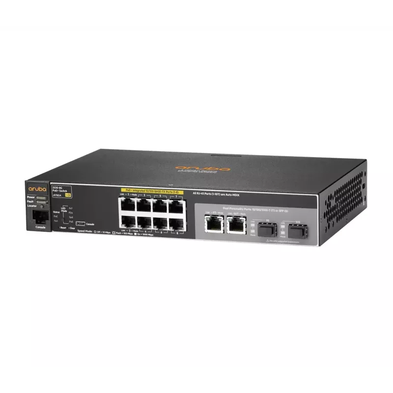 Przełącznik zarządzalny HPE Aruba 2530 8G PoE+