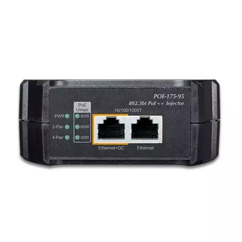 Rozgałęźnik sieciowy PLANET POE-175-95 Power over Ethernet Czarny