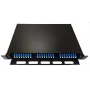 Lanview LVO-101020 światłowodowy panel wysuwany ODF, LC SM OS2, 48 rdzeni, 1U