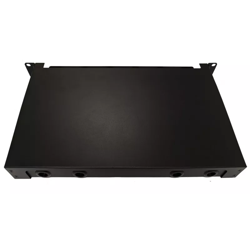 Lanview LVO-101020 światłowodowy panel wysuwany ODF, LC SM OS2, 48 rdzeni, 1U