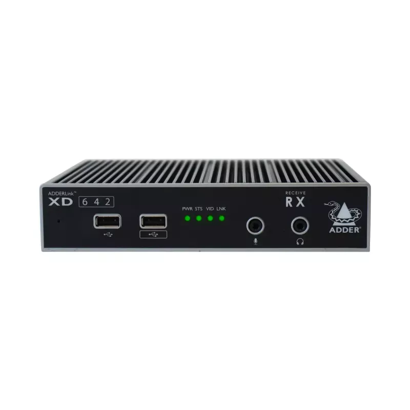 Przedłużacz KVM Nadajnik i odbiornik ADDER XD642P-DP Przewodowy 4000m