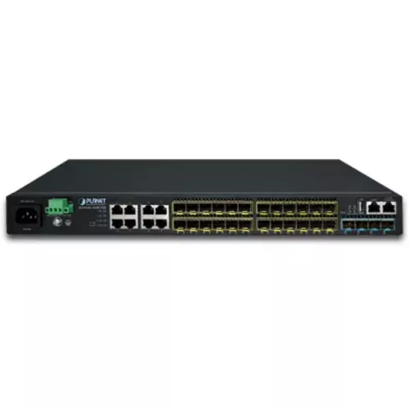 Przełącznik Gigabit Ethernet L3 z zarządzaniem PLANET SGS-6341-16S8C4XR