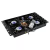 Akcesorium do szafy rack Lanview RAF120BL-UK 1U 4 wentylatory Czarny