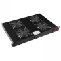 Panel wentylatorowy LOGON RAF305BL 4 wentylatory Czarny