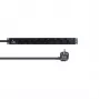 Lanview LVR-3MSCH-LIC-SCH8 jednostka dystrybucji zasilania (PDU) 8 gniazd AC 1U Czarny