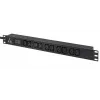 Lanview LVR-3MIEC-AMP-10C13 jednostka dystrybucji zasilania (PDU) 10 gniazd AC 1U Czarny