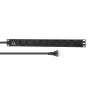 Lanview LVR-2MDK-LIC-DK8 jednostka dystrybucji zasilania (PDU) 8 gniazd AC 1U Czarny