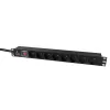 Lanview LVR-2MSCH-SW-C13-8 jednostka dystrybucji zasilania (PDU) 8 gniazd AC 1U Czarny