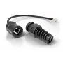 Kabel sieciowy QuWireless QRJ45 RJ-45 RJ-45 0,16 m Czarny