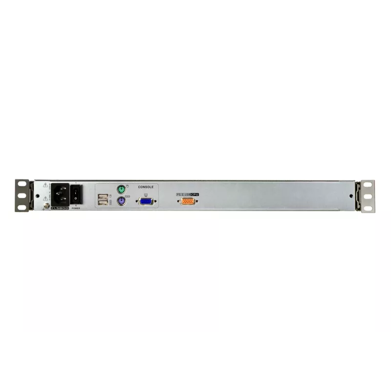 Konsola rackowa ATEN CL5800N 19 cali (48,3 cm) LCD 1280x1024 VGA klawiatura i mysz USB/PS/2 Metal 1U Czarny