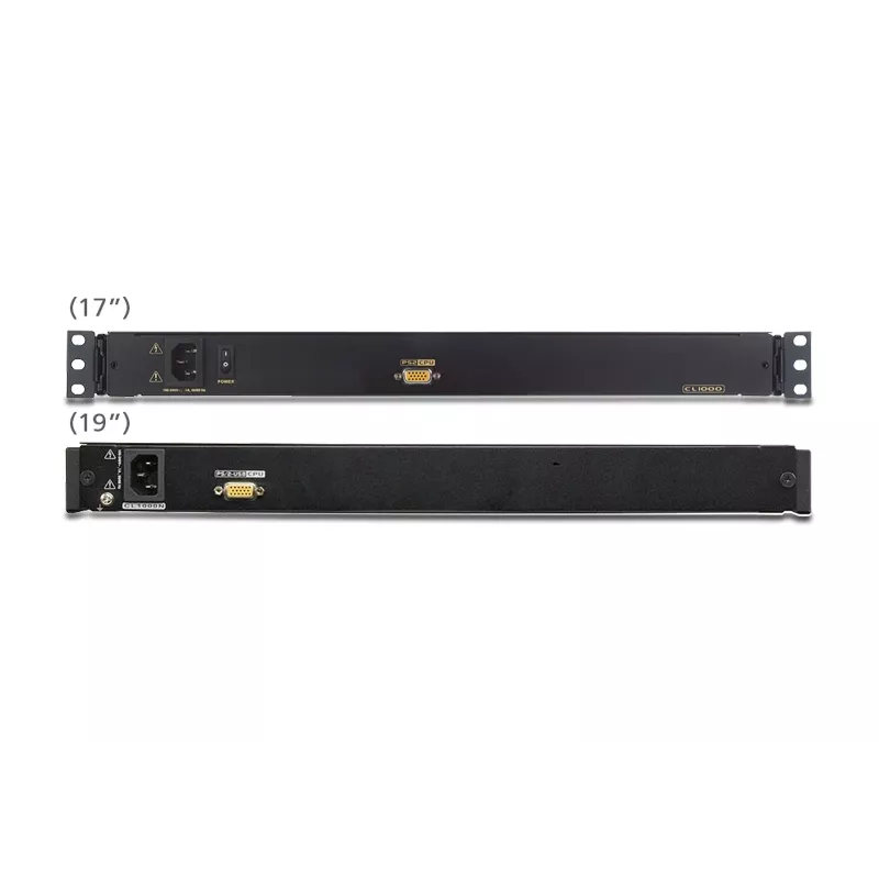 Konsola rack ATEN CL1000M-ATA-2XK07SGG 43,2 cm (17 cali) Czarna 1U